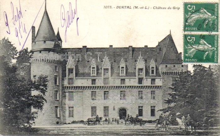 Le château du Grip - Don de M. G. Vernageau à la Société de Vènerie